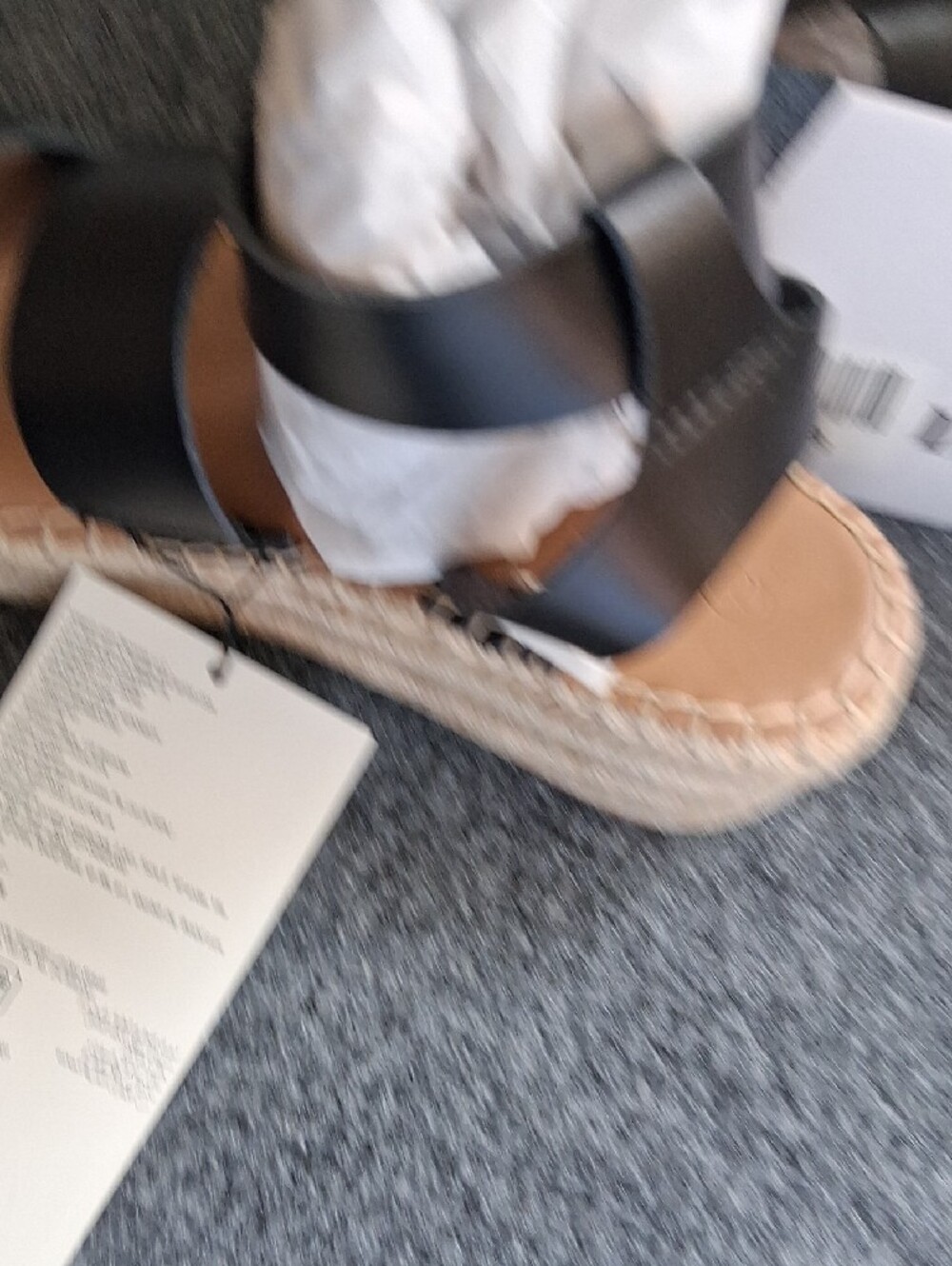 Black Espadrille Platform Sandals - Women - Picture 14 of 14